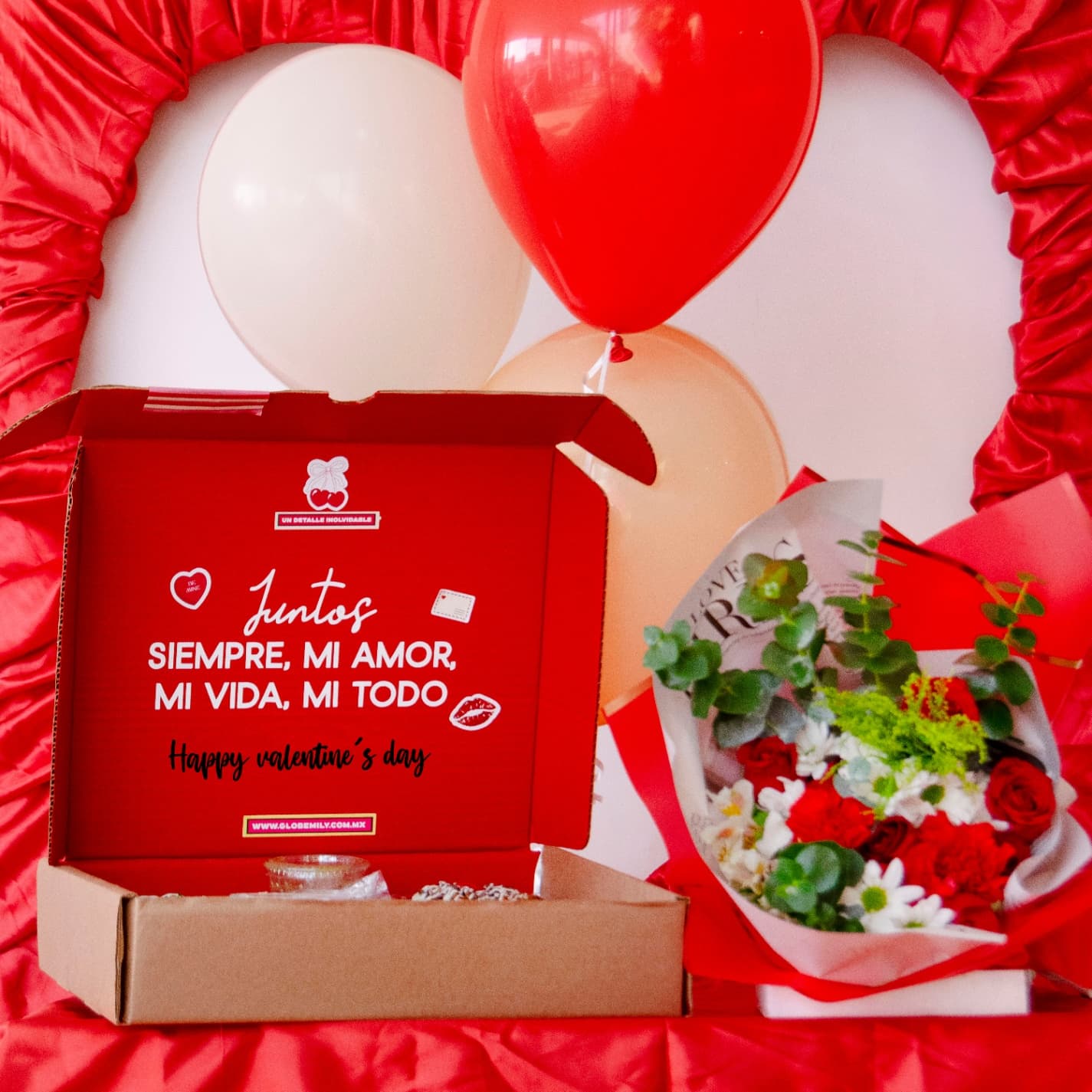 DESAYUNO VALENTINE PLUS Y RAMO