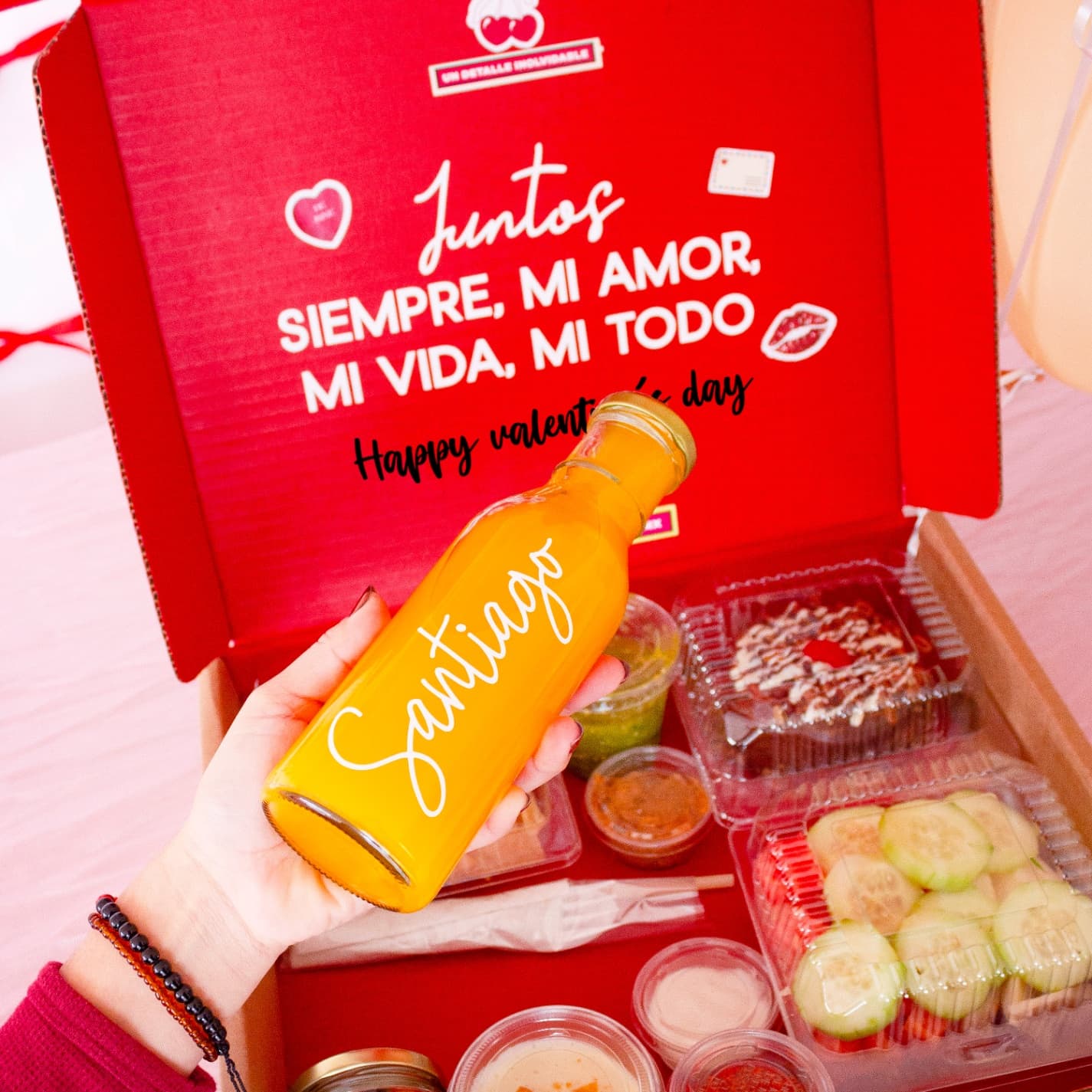 DESAYUNO VALENTINE PLUS Y RAMO