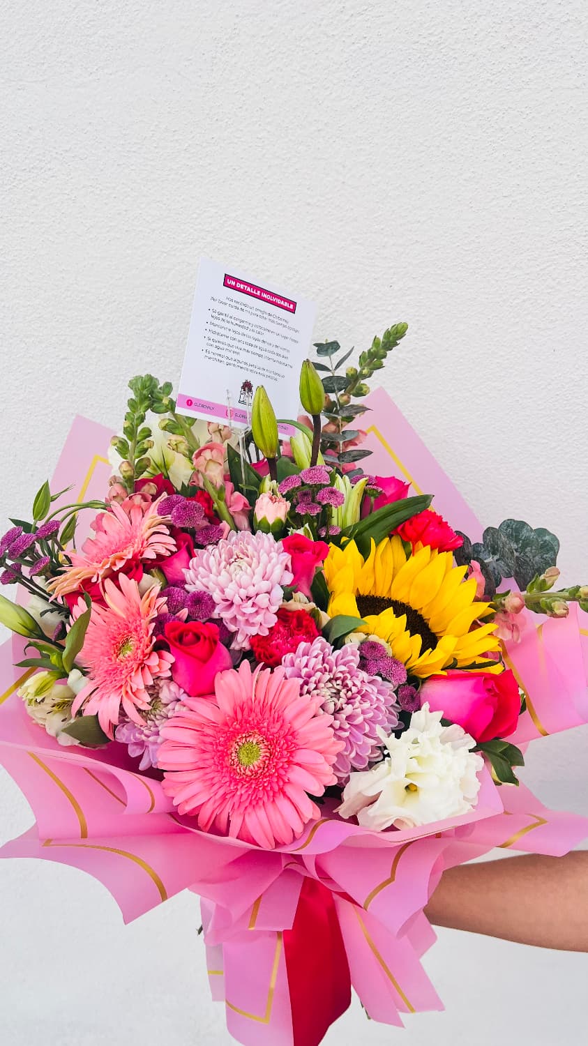 ramo floral valentine's