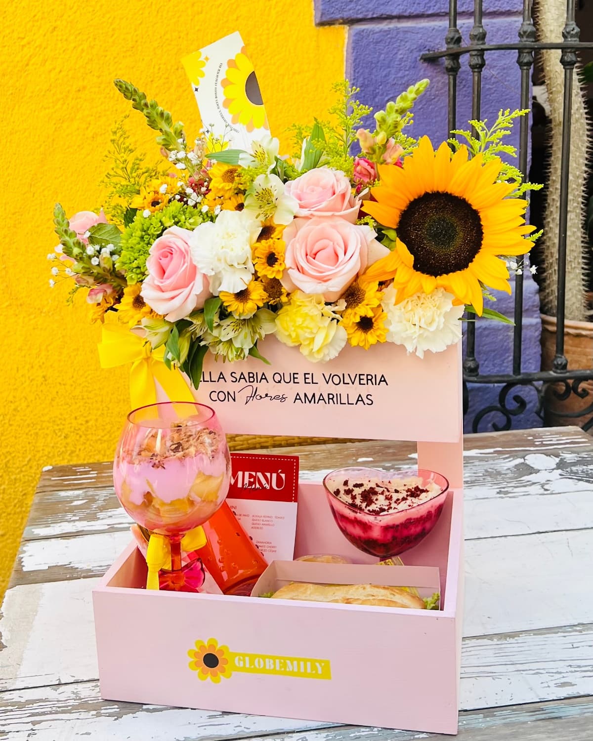 Desayuno Floral Girasol