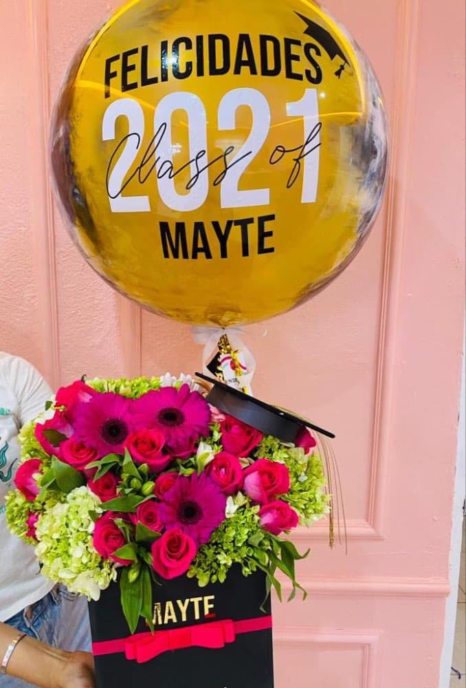 Burbuja chica con floral box