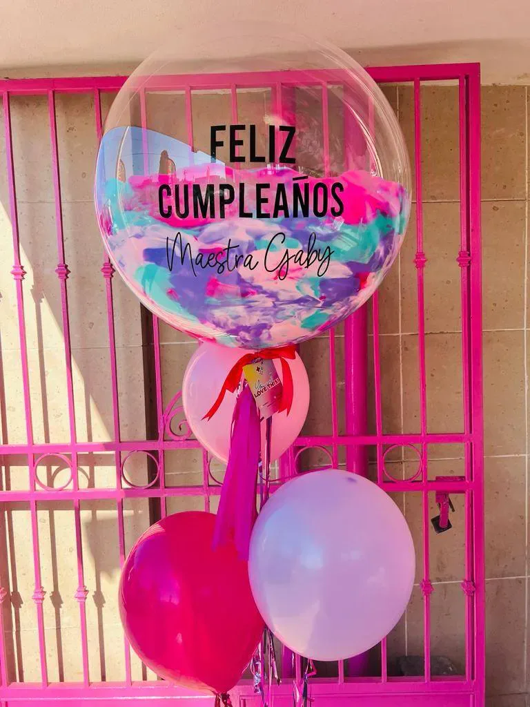 Burbuja chica + 3 baby balloons
