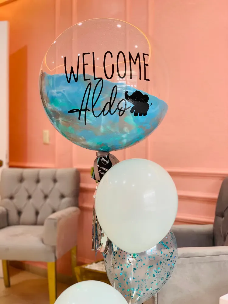 Burbuja chica + 3 baby balloons