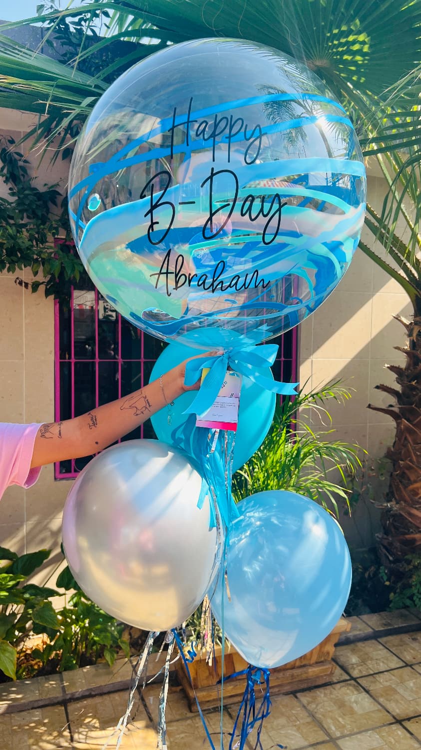 Burbuja chica + 3 baby balloons