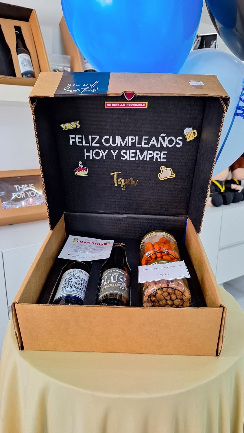 two beer box