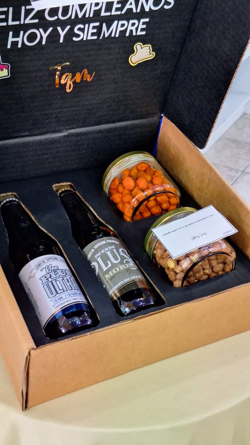 two beer box