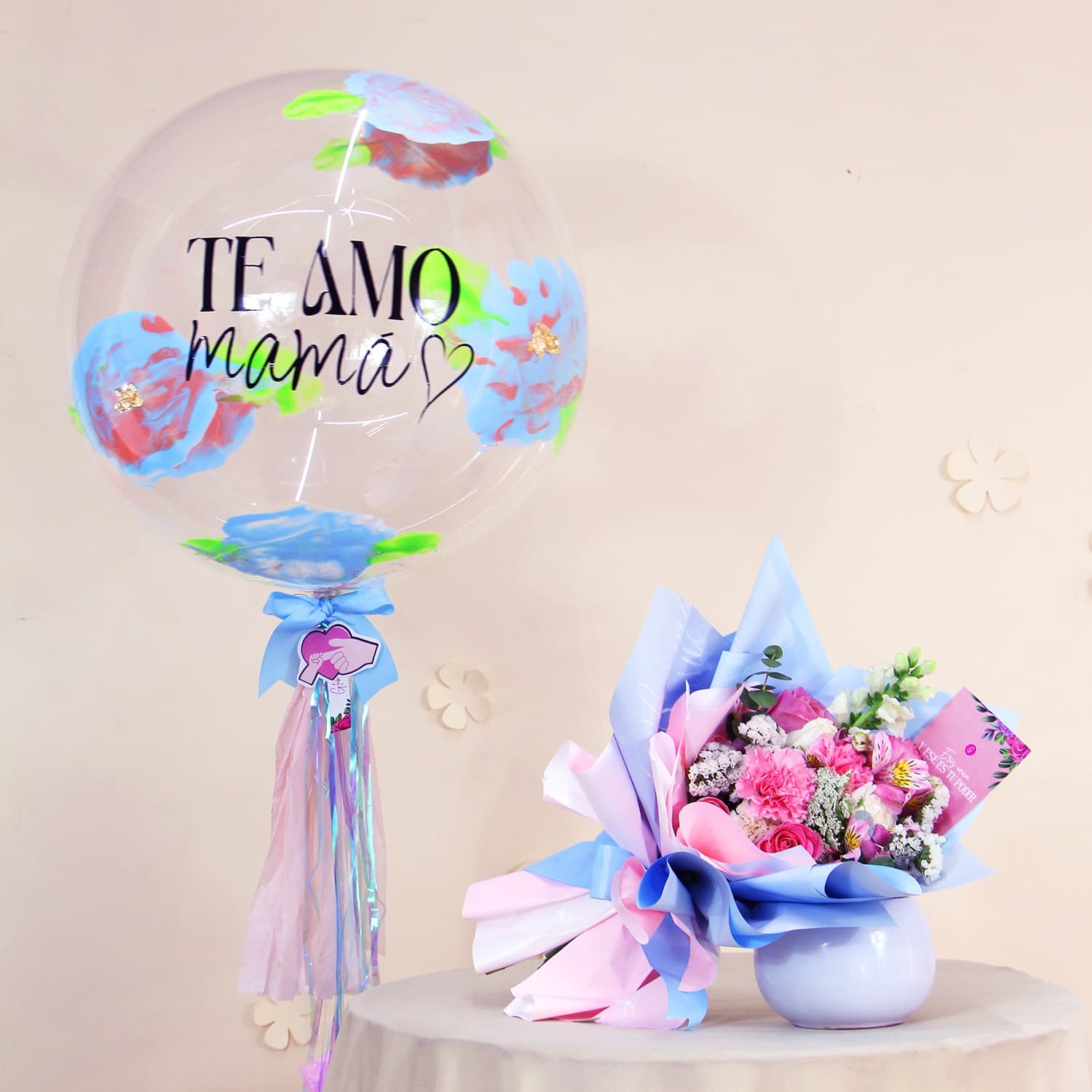 BURBUJA Y BOUQUET FLOWERS